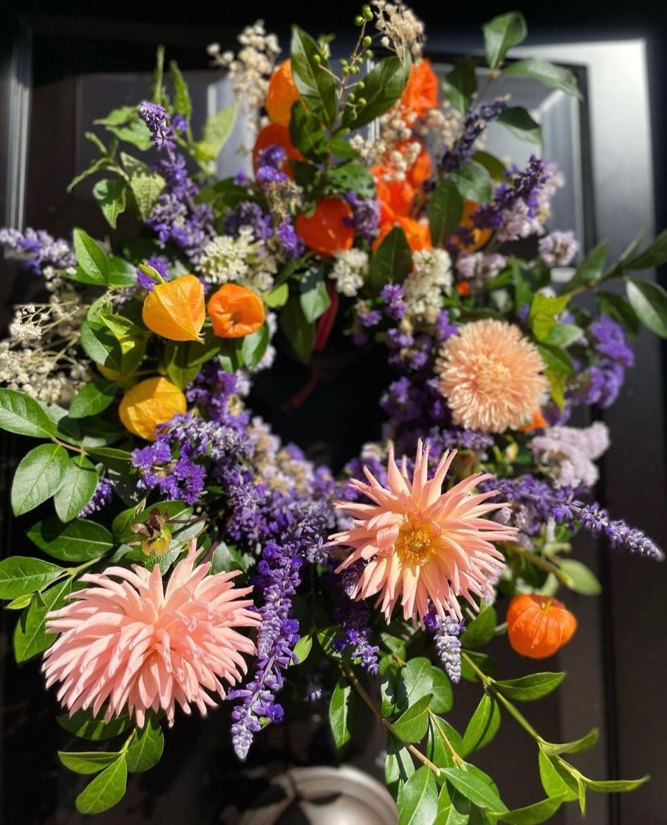 Large Flower Wreath - Autumn