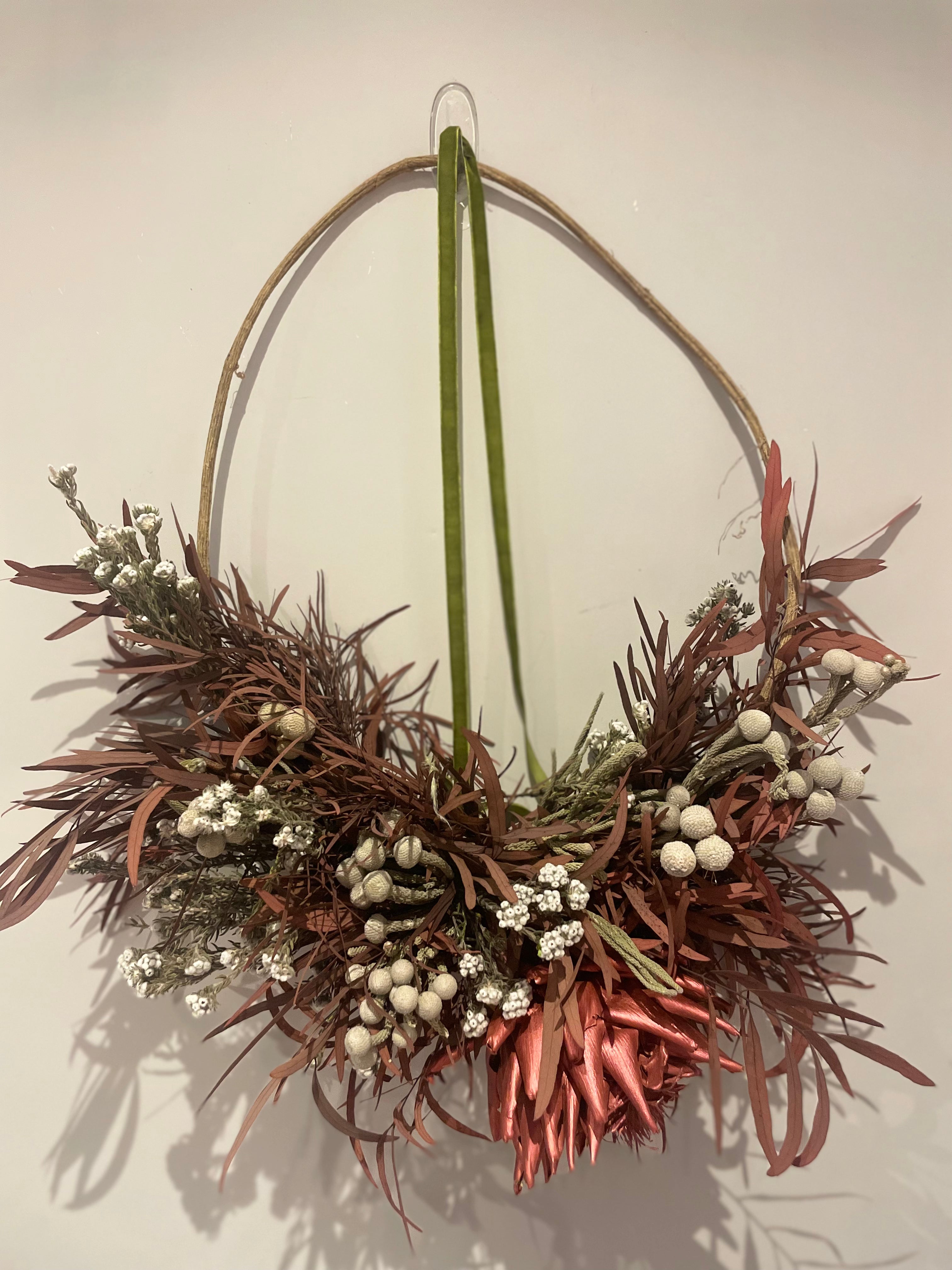 Dried Flowers Wreath - Copper - Ø50cm