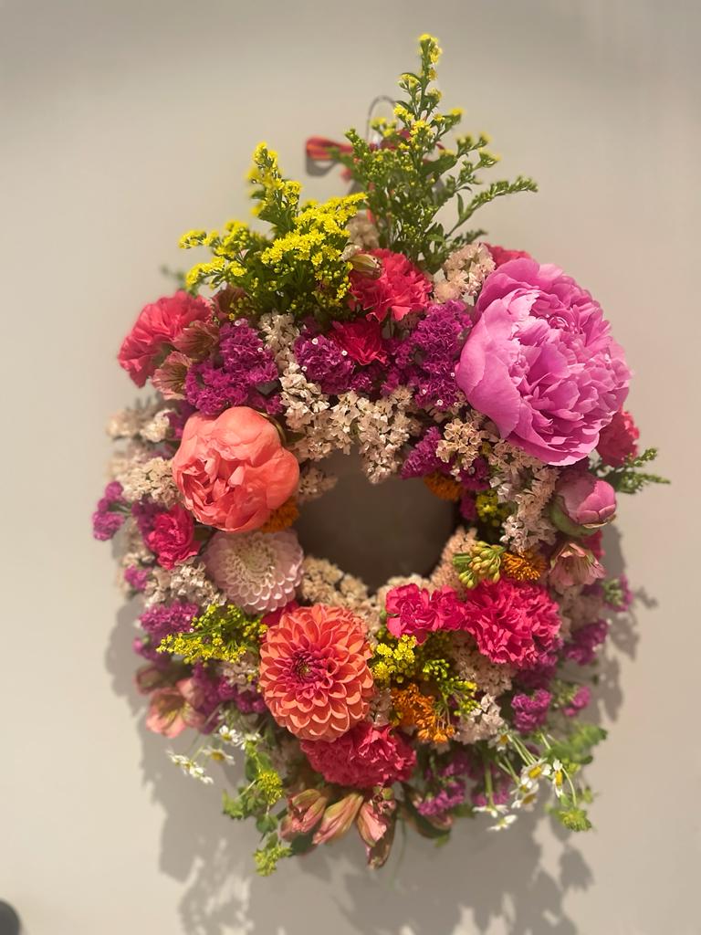 Large Flower Wreath - Spring